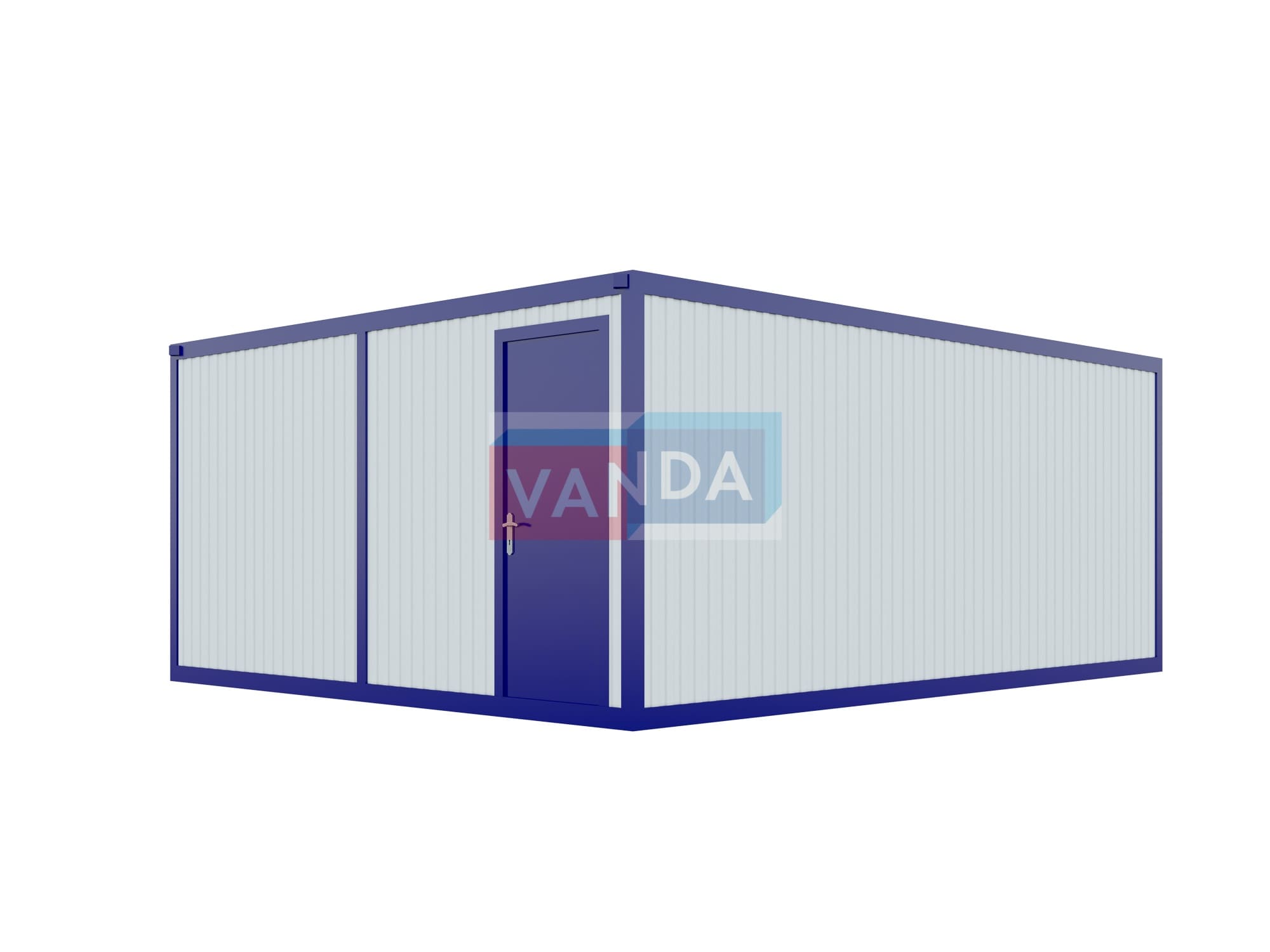 Проект офисного здания 4,8х6.0 Панели МДФ